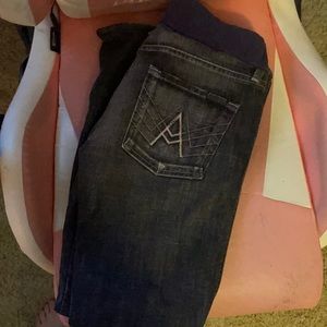 7 for all mankind maternity low rise jeans